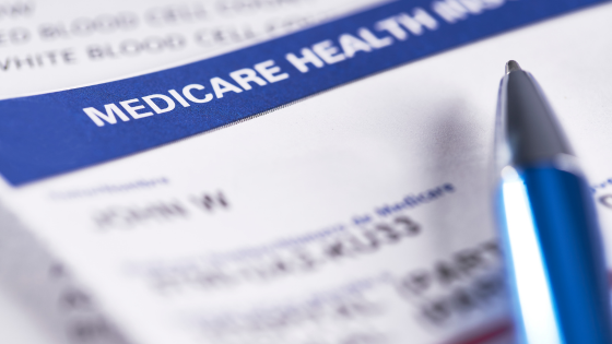 Medicare health insurance paperwork